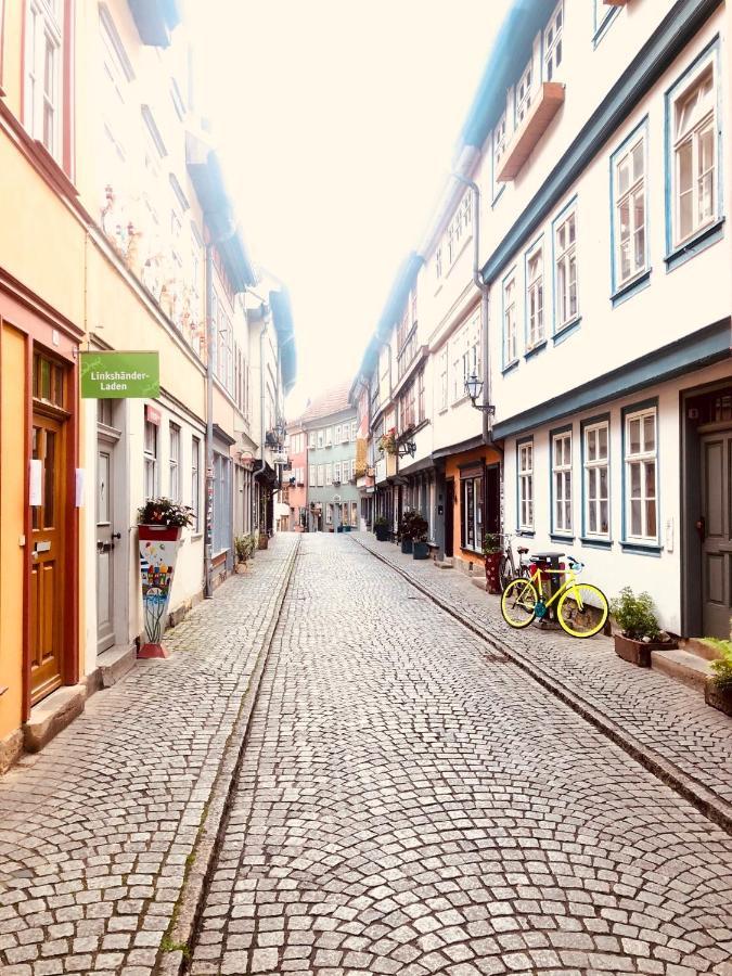 Ferienwohnungen Mey Haus Zum Rosenstock エアフルト エクステリア 写真