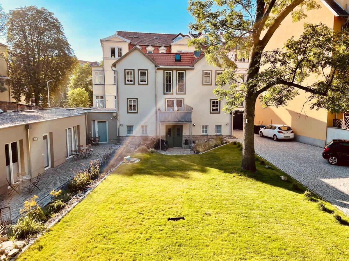Ferienwohnungen Mey Haus Zum Rosenstock エアフルト エクステリア 写真