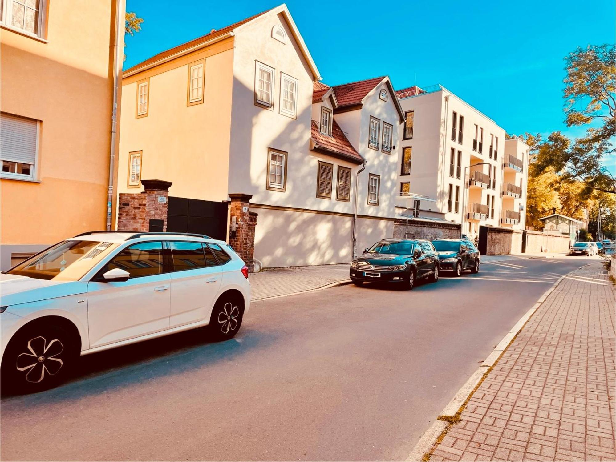 Ferienwohnungen Mey Haus Zum Rosenstock エアフルト エクステリア 写真