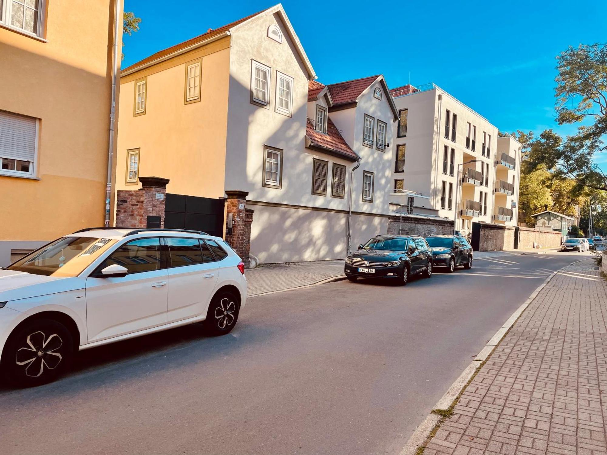 Ferienwohnungen Mey Haus Zum Rosenstock エアフルト エクステリア 写真